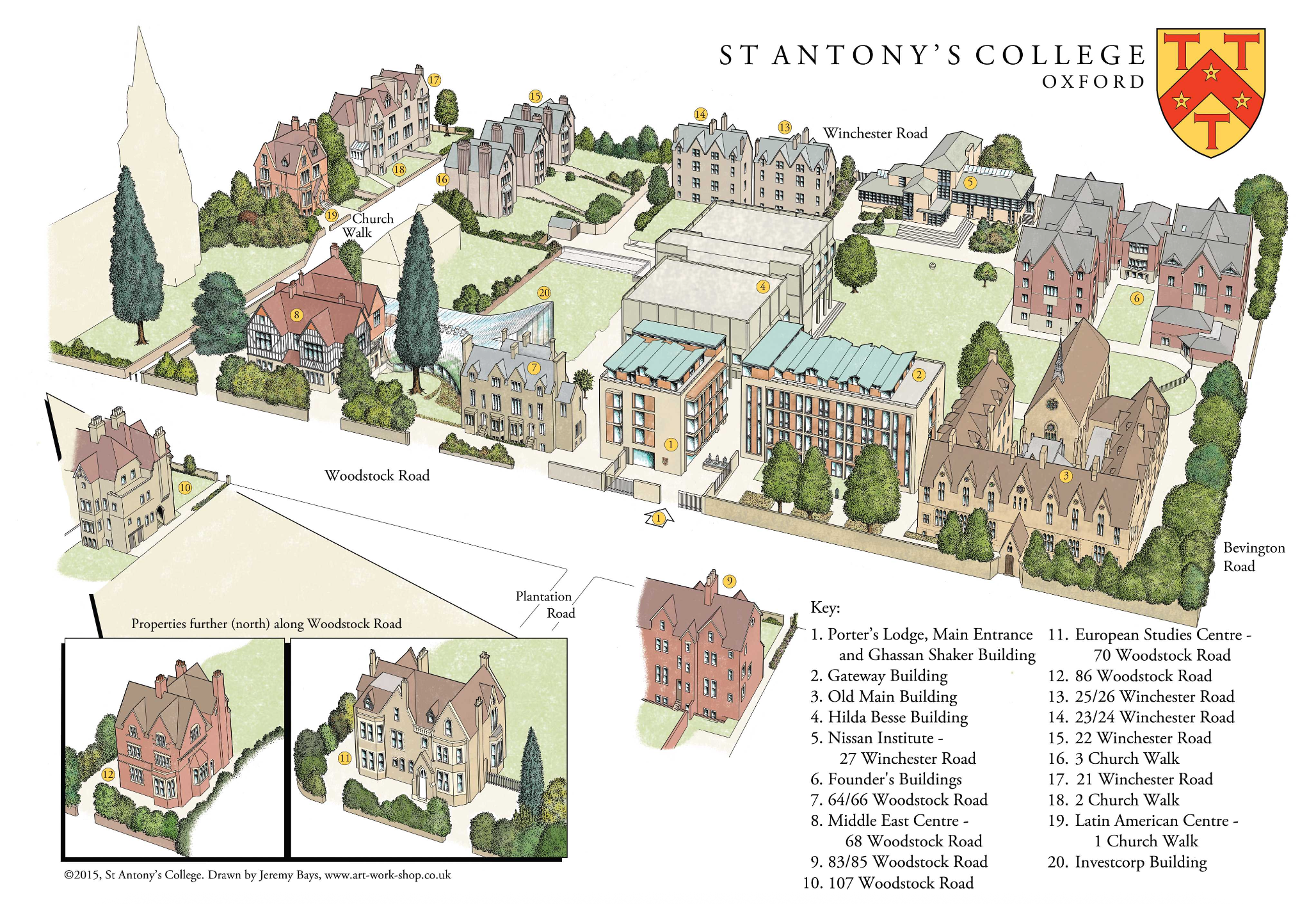 College Site Map